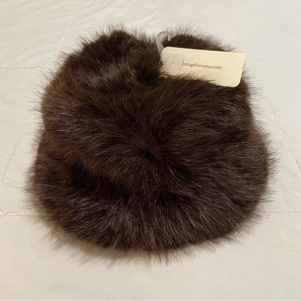Faux Fur Brown Hat